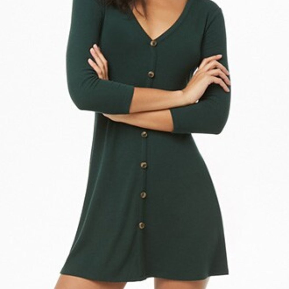 Button front dress